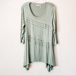 Logo by Lori Goldstein Sage Tunic Top